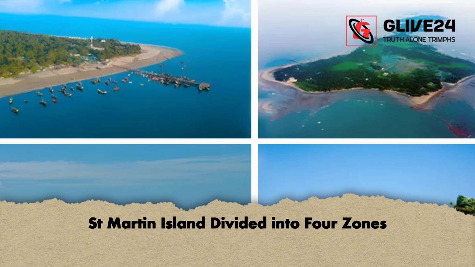 St Martin Island Divided into Four Zones St Martin Island Divided into Four Zones