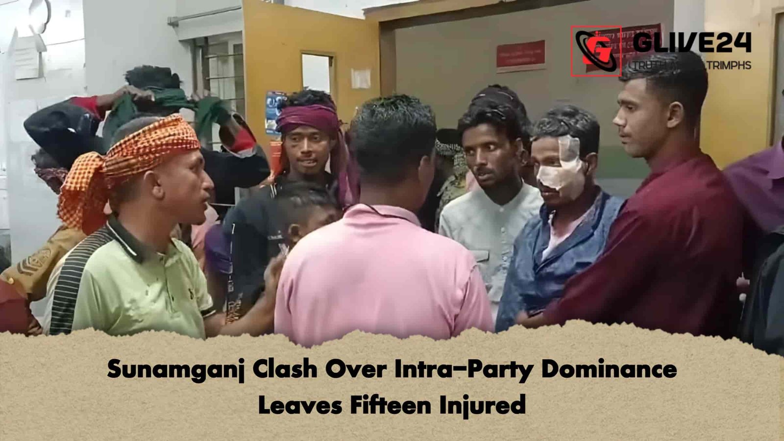 Sunamganj Clash Over Intra-Party Dominance Leaves Fifteen Injured