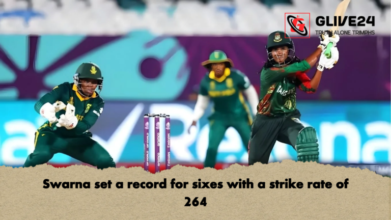 Swarna set a record for sixes with a strike rate of 264 Swarna set a record for sixes with a strike rate of 264
