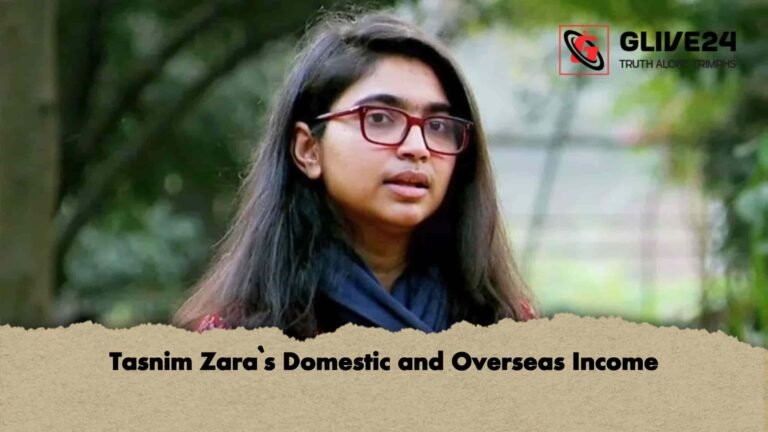 Tasnim Zara`s Domestic and Overseas Income