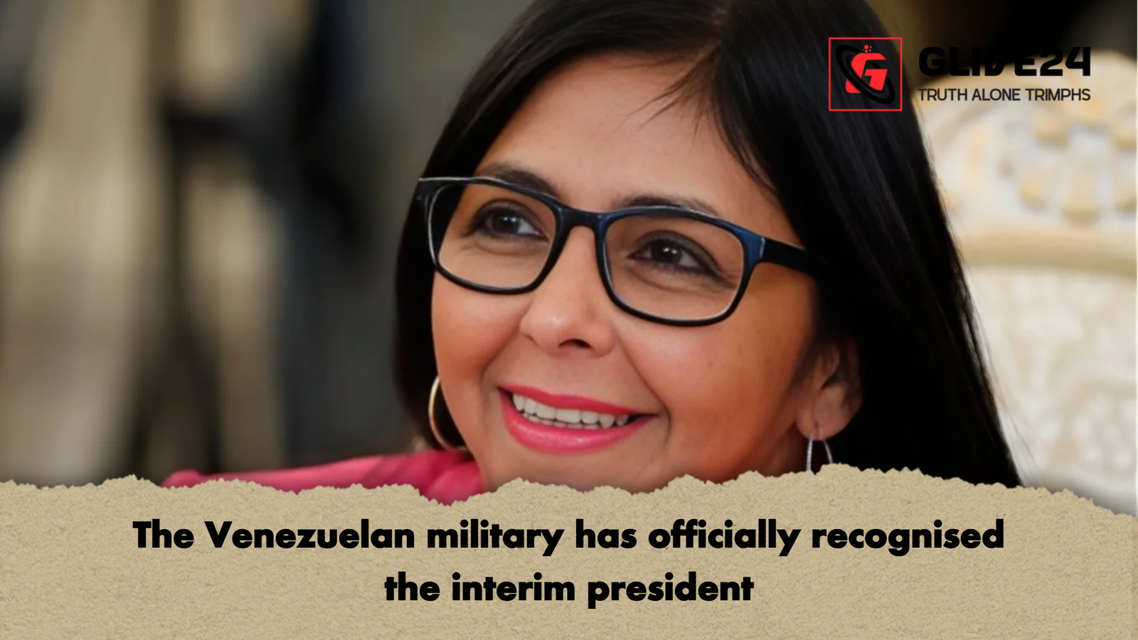 The Venezuelan military has officially recognised the interim president 1 The Venezuelan military has officially recognised the interim president The Venezuelan military has officially recognised the interim president
