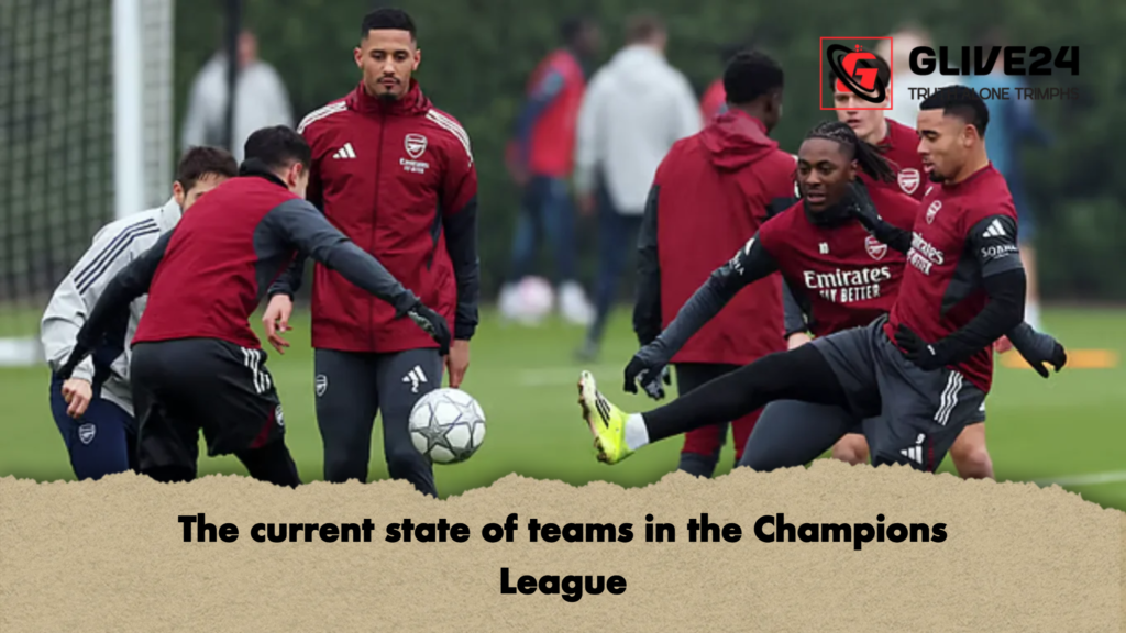 The current state of teams in the Champions League The current state of teams in the Champions League