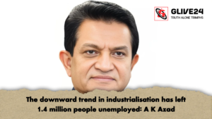The downward trend in industrialisation has left 1.4 million people unemployed A K Azad The downward trend in industrialisation has left 1.4 million people unemployed A K Azad