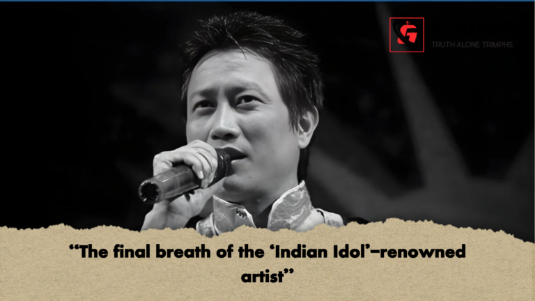The final breath of the ‘Indian Idol renowned artist "The final breath of the ‘Indian Idol’-renowned artist"