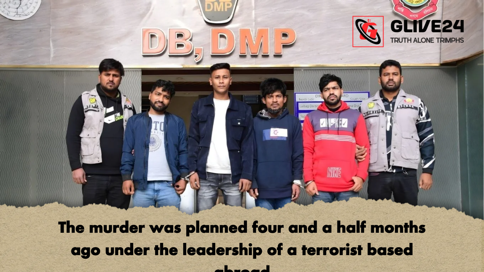 The murder was planned four and a half months ago under the leadership of a terrorist based abroad 1 The murder was planned four and a half months ago under the leadership of a terrorist based abroad The murder was planned four and a half months ago under the leadership of a terrorist based abroad
