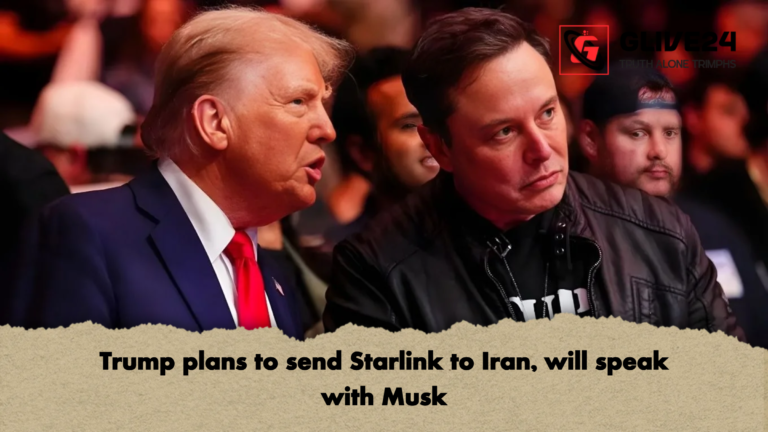 Trump plans to send Starlink to Iran will speak with Musk Trump plans to send Starlink to Iran, will speak with Musk