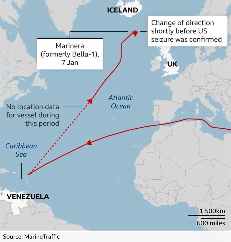 Untitled design US Pursues Russian-Escorted Tanker in North Atlantic