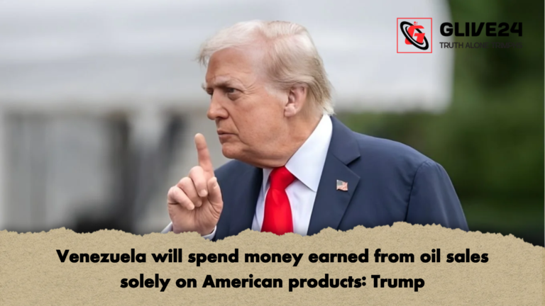 Venezuela will spend money earned from oil sales solely on American products Trump Venezuela will spend money earned from oil sales solely on American products: Trump