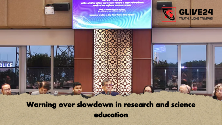 Warning over slowdown in research and science education Warning over slowdown in research and science education