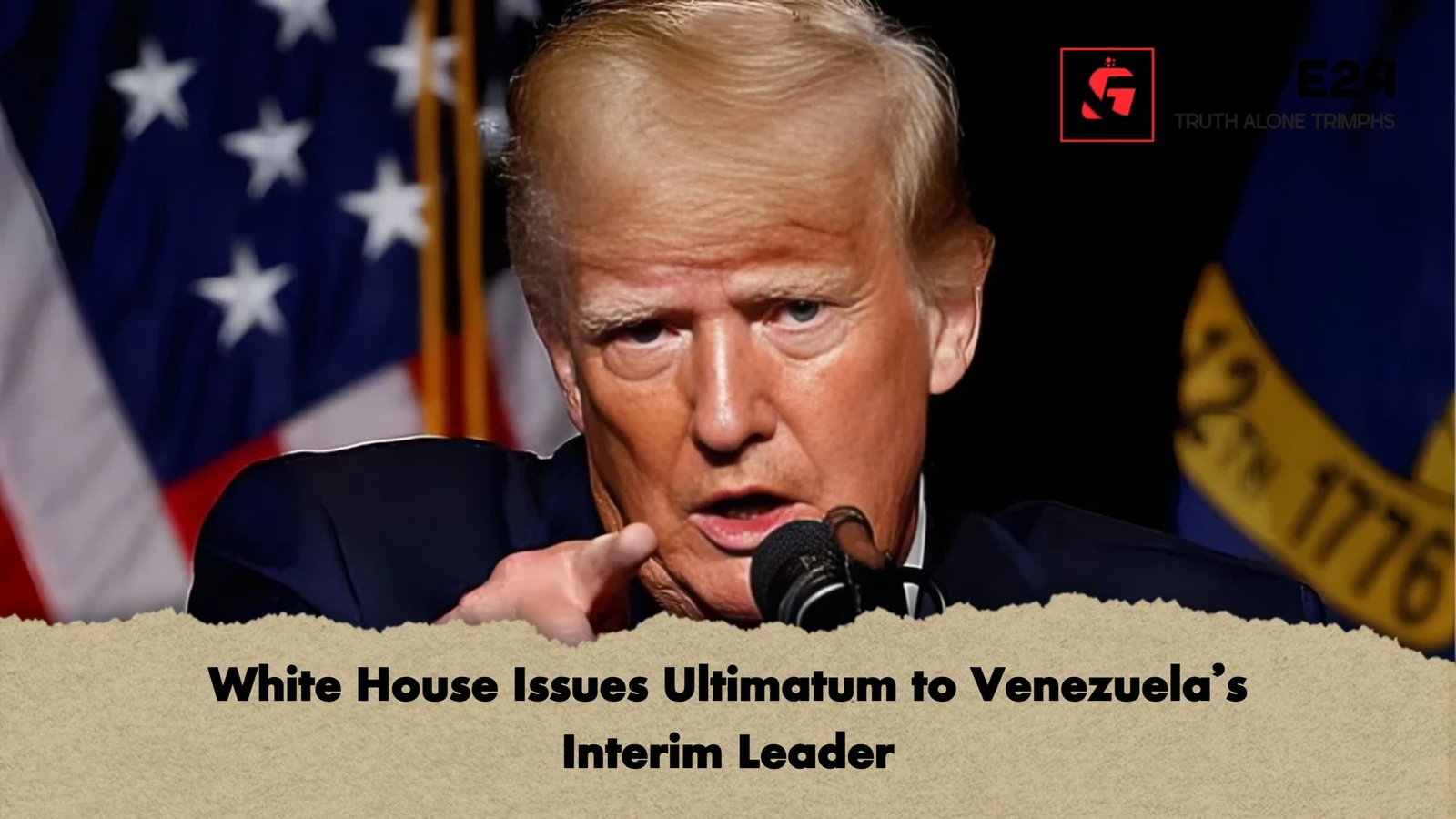 White House Issues Ultimatum to Venezuelas Interim Leader White House Issues Ultimatum to Venezuela’s Interim Leader