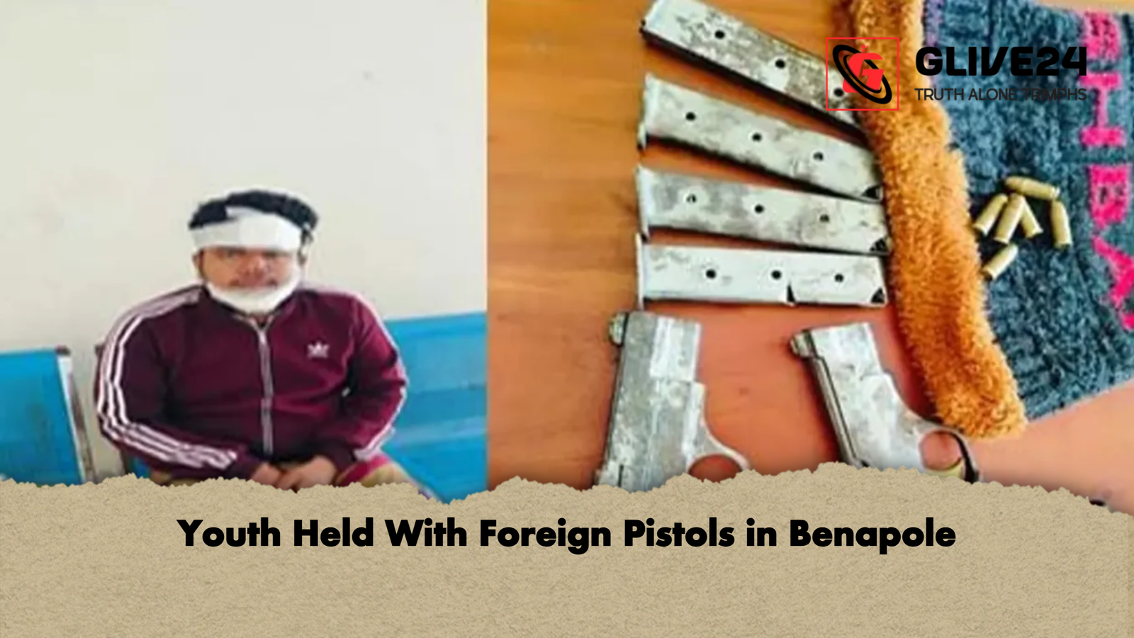 Youth Held With Foreign Pistols in Benapole 1 Youth Held With Foreign Pistols in Benapole Youth Held With Foreign Pistols in Benapole