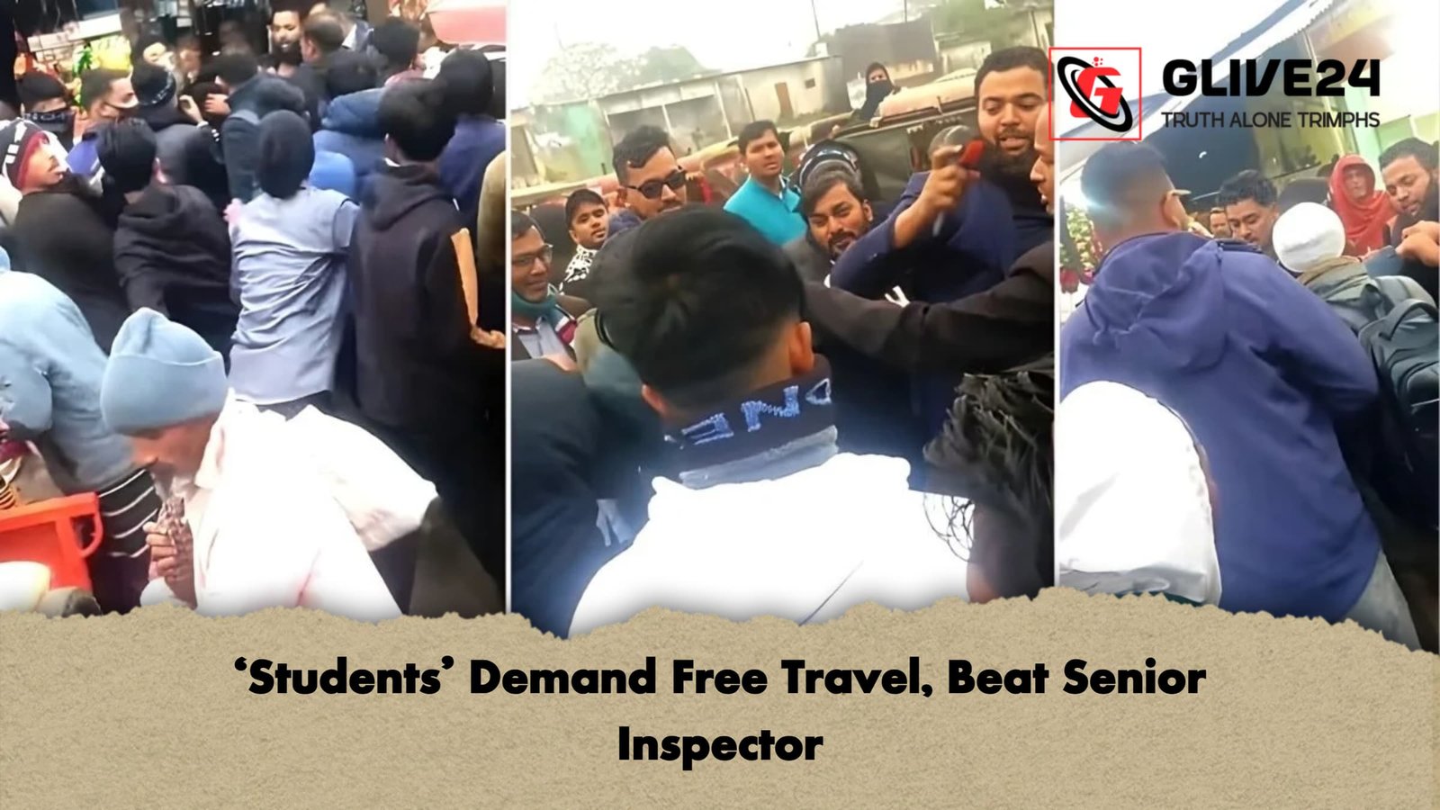 ‘Students Demand Free Travel Beat Senior Inspector ‘Students’ Demand Free Travel, Beat Senior Inspector