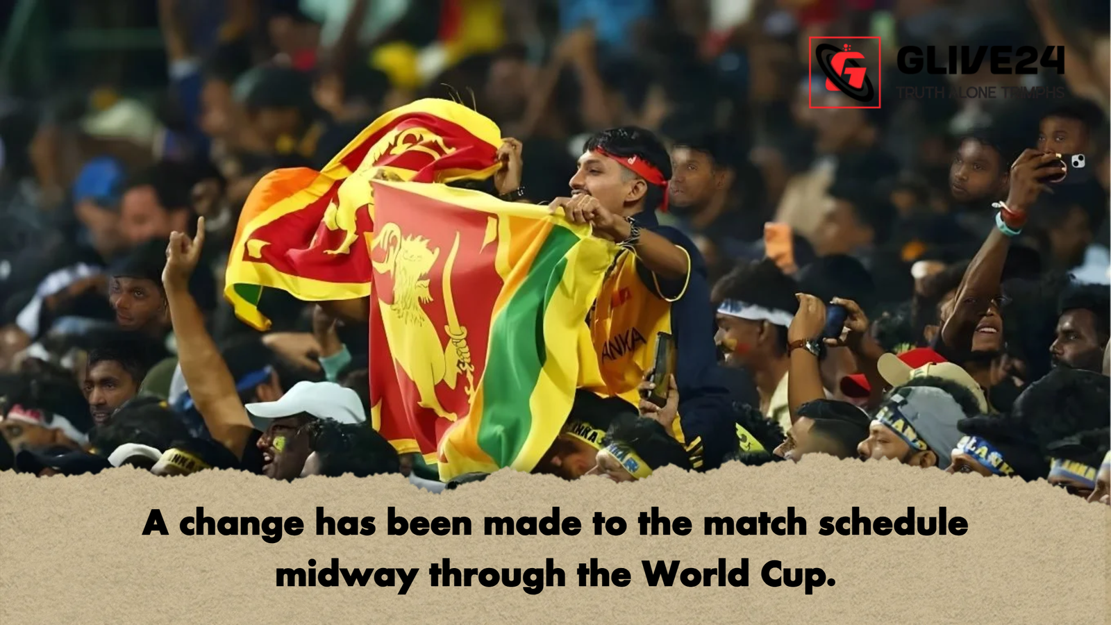 A change has been made to the match schedule midway through the World Cup A change has been made to the match schedule midway through the World Cup.