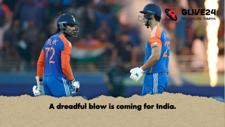 A dreadful blow is coming for India A dreadful blow is coming for India.