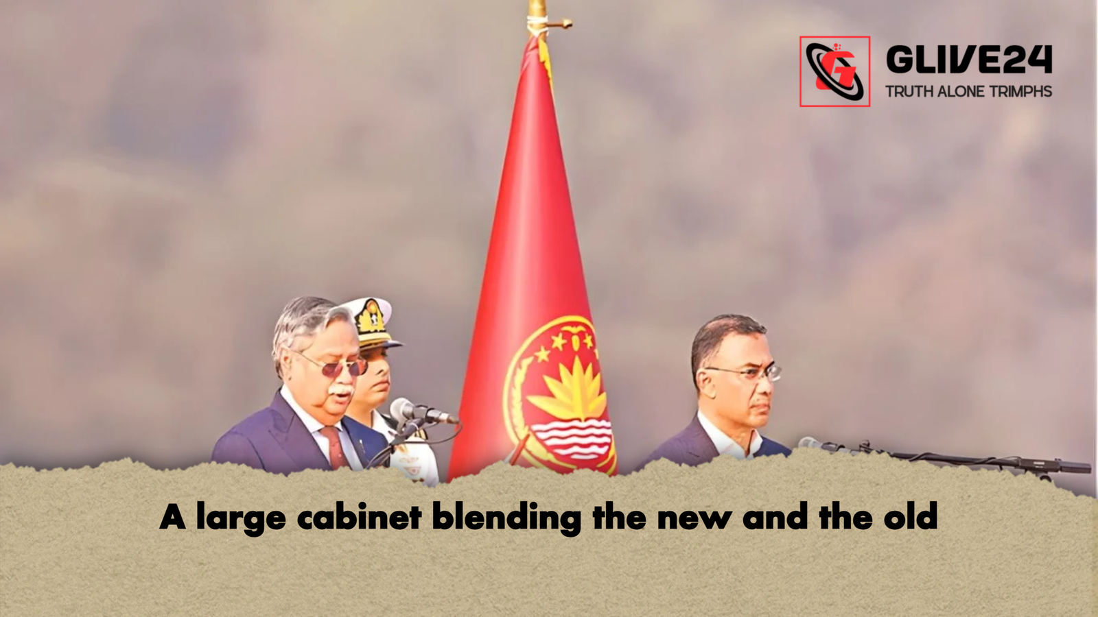 A large cabinet blending the new and the old A large cabinet blending the new and the old