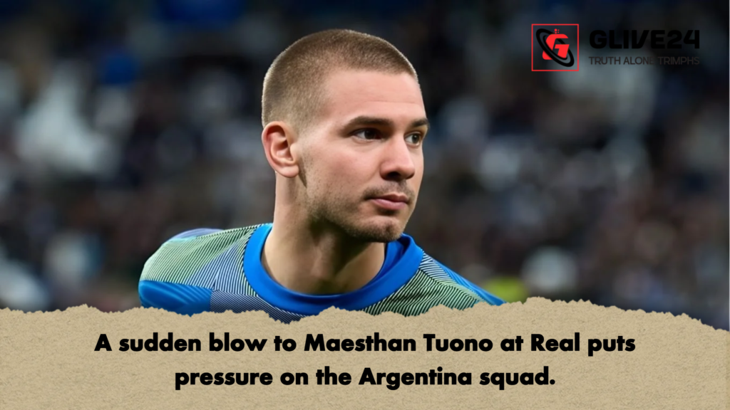 A sudden blow to Maesthan Tuono at Real puts pressure on the Argentina squad. 3 A sudden blow to Maesthan Tuono at Real puts pressure on the Argentina squad A sudden blow to Maesthan Tuono at Real puts pressure on the Argentina squad.