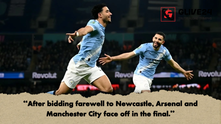 After bidding farewell to Newcastle Arsenal and Manchester City face off in the final "After bidding farewell to Newcastle, Arsenal and Manchester City face off in the final."
