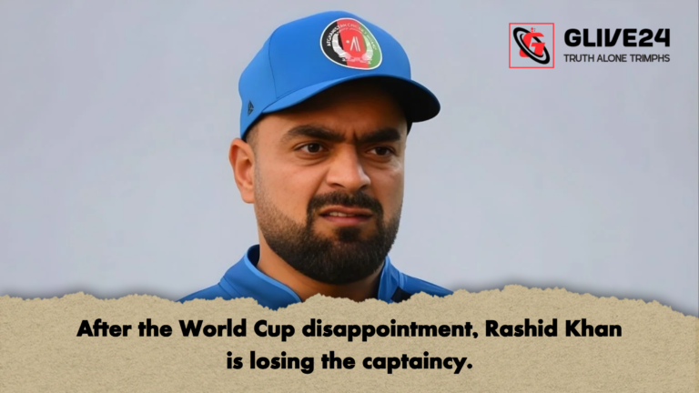 After the World Cup disappointment Rashid Khan is losing the captaincy After the World Cup disappointment, Rashid Khan is losing the captaincy.