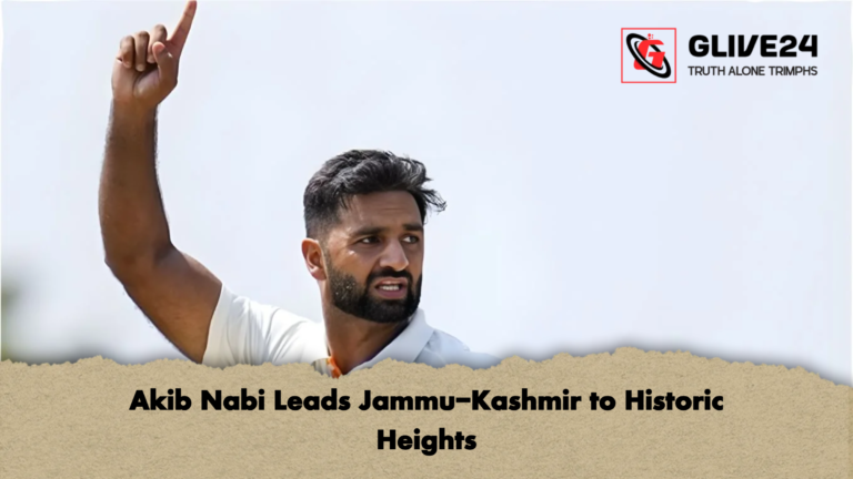 Akib Nabi Leads Jammu Kashmir to Historic Heights Akib Nabi Leads Jammu-Kashmir to Historic Heights