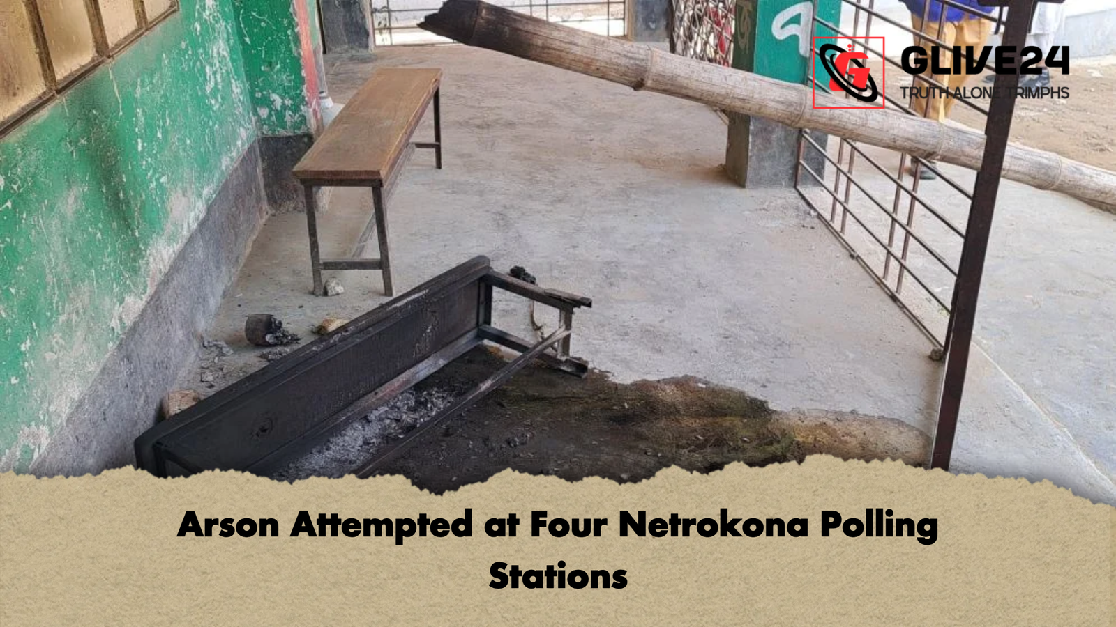 Arson Attempted at Four Netrokona Polling Stations Arson Attempted at Four Netrokona Polling Stations