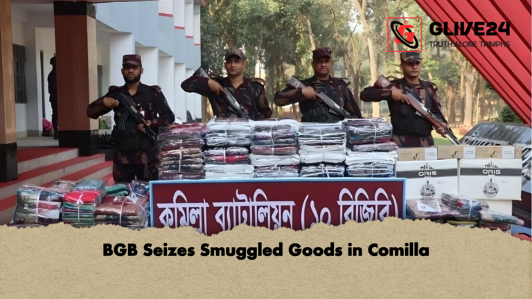 BGB Seizes Smuggled Goods in Comilla BGB Seizes Smuggled Goods in Comilla