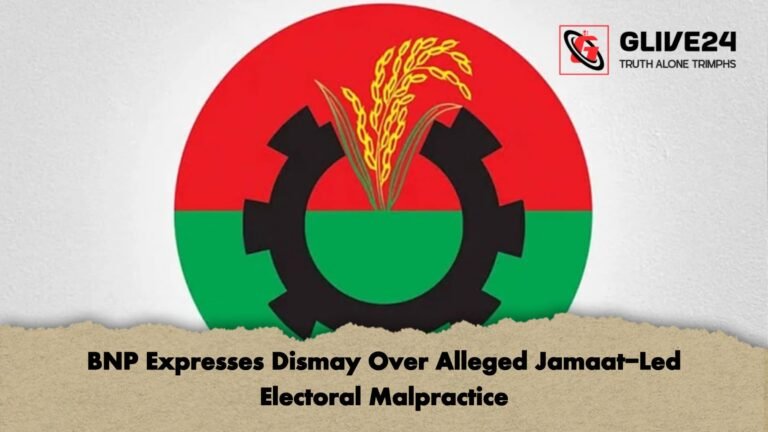 BNP Expresses Dismay Over Alleged Jamaat Led Electoral Malpractice BNP Expresses Dismay Over Alleged Jamaat-Led Electoral Malpractice