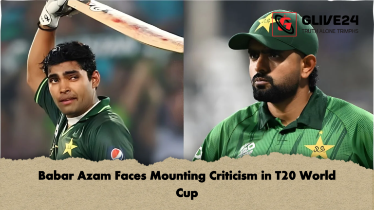 Babar Azam Faces Mounting Criticism in T20 World Cup Babar Azam Faces Mounting Criticism in T20 World Cup