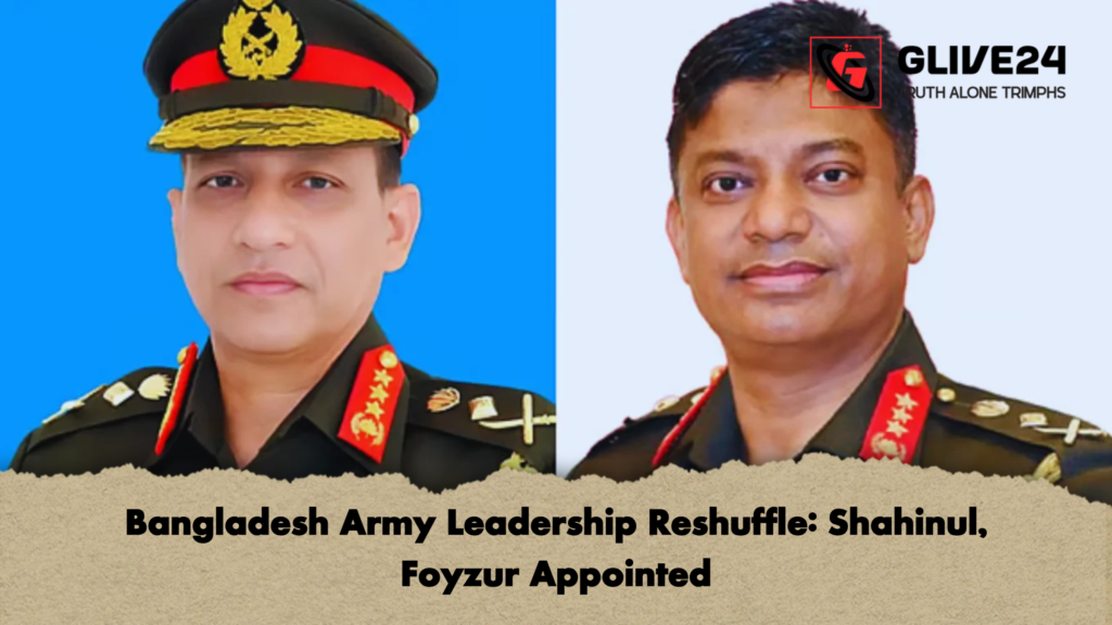 Bangladesh Army Leadership Reshuffle Shahinul Foyzur Appointed Bangladesh Army Leadership Reshuffle: Shahinul, Foyzur Appointed