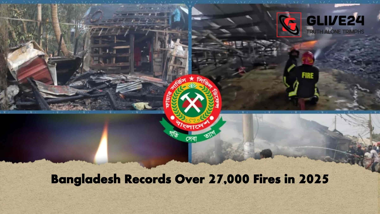 Bangladesh Records Over 27,000 Fires in 2025