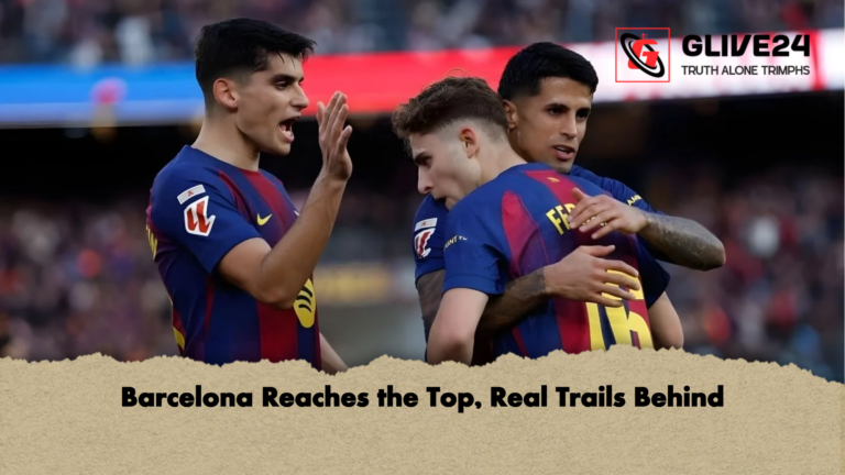 Barcelona Reaches the Top Real Trails Behind Barcelona Reaches the Top, Real Trails Behind