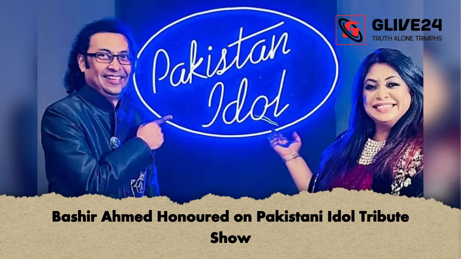 Bashir Ahmed Honoured on Pakistani Idol Tribute Show Bashir Ahmed Honoured on Pakistani Idol Tribute Show