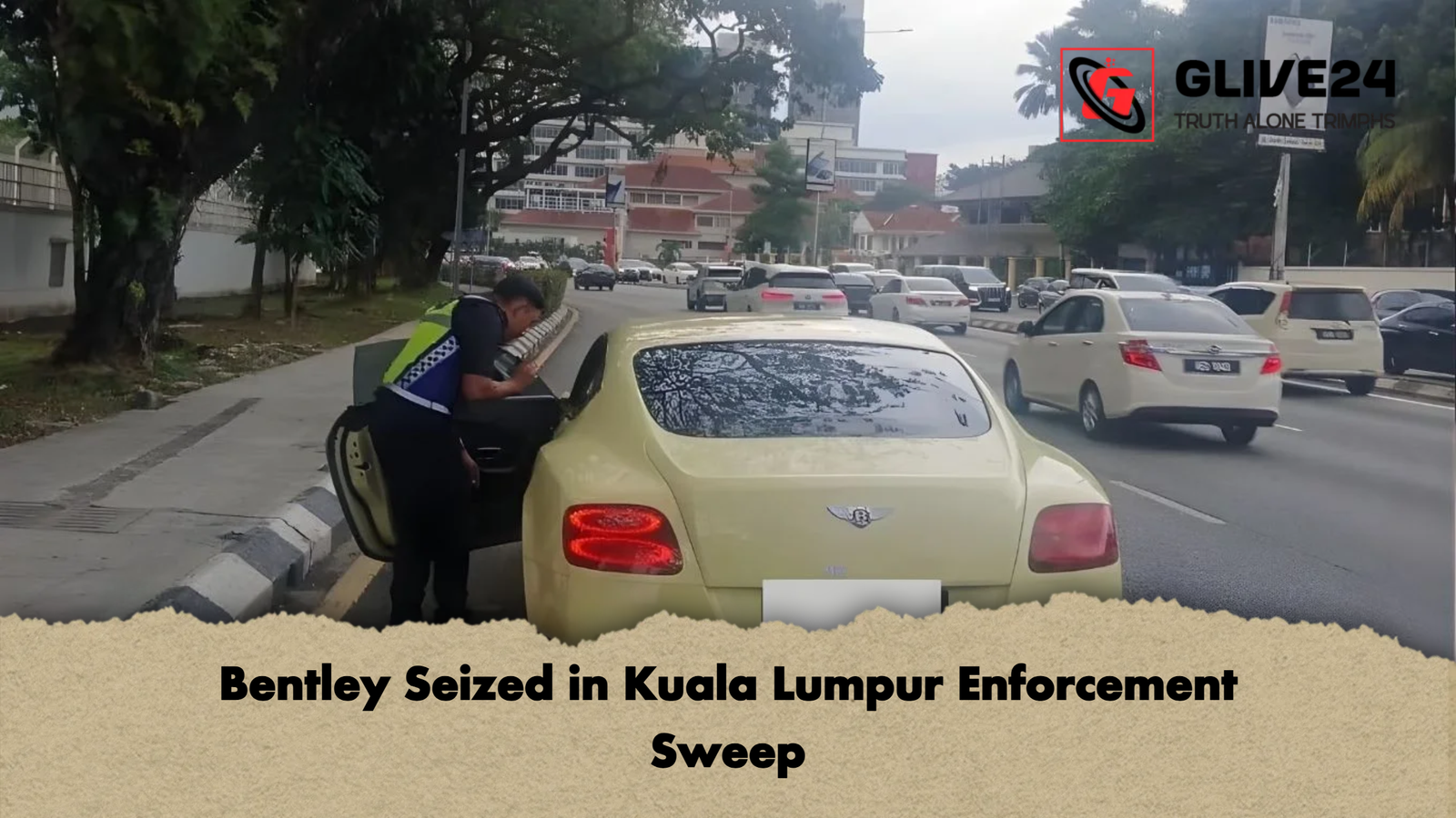 Bentley Seized in Kuala Lumpur Enforcement Sweep Bentley Seized in Kuala Lumpur Enforcement Sweep