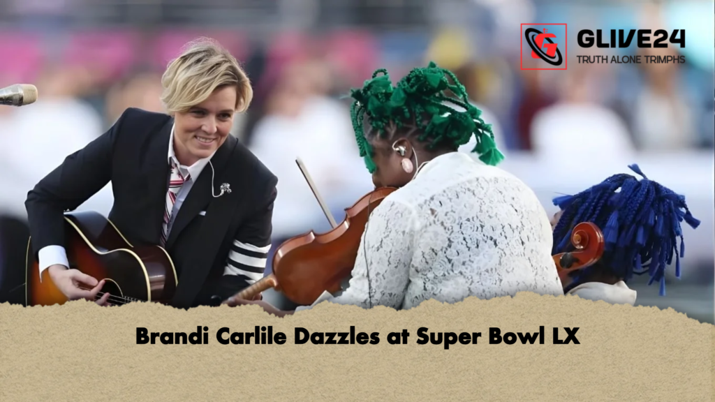 Brandi Carlile Dazzles at Super Bowl LX 2 Brandi Carlile Dazzles at Super Bowl LX Brandi Carlile Dazzles at Super Bowl LX