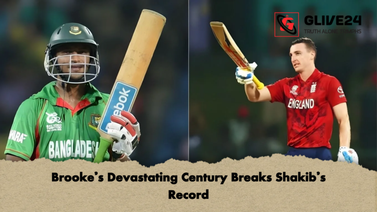Brookes Devastating Century Breaks Shakibs Record Brooke’s Devastating Century Breaks Shakib’s Record