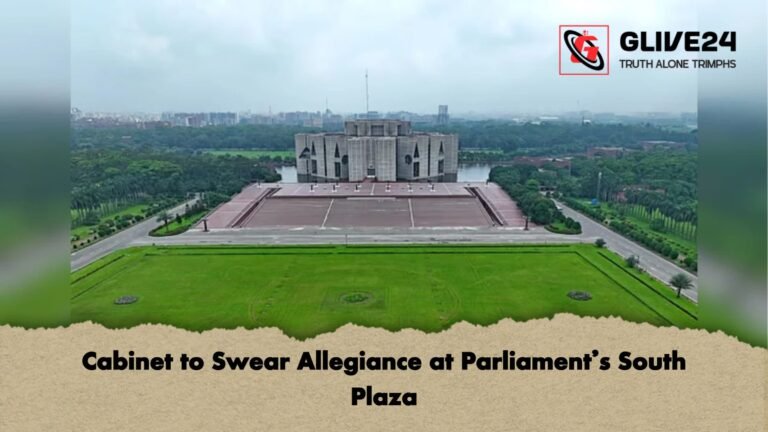 Cabinet to Swear Allegiance at Parliaments South Plaza Cabinet to Swear Allegiance at Parliament’s South Plaza