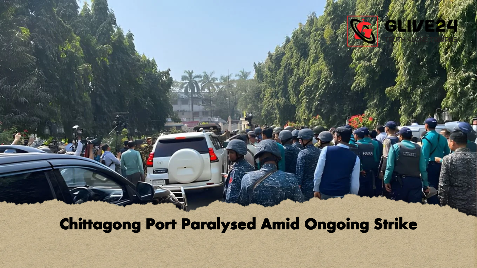 Chittagong Port Paralysed Amid Ongoing Strike Chittagong Port Paralysed Amid Ongoing Strike