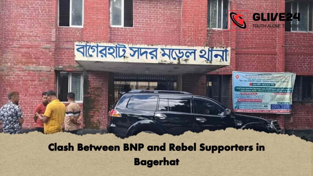 Clash Between BNP and Rebel Supporters in Bagerhat 2 Clash Between BNP and Rebel Supporters in Bagerhat