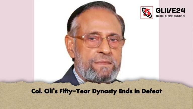 Col. Olis Fifty Year Dynasty Ends in Defeat Col. Oli’s Fifty-Year Dynasty Ends in Defeat