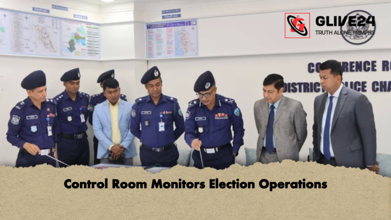 Control Room Monitors Election Operations Control Room Monitors Election Operations