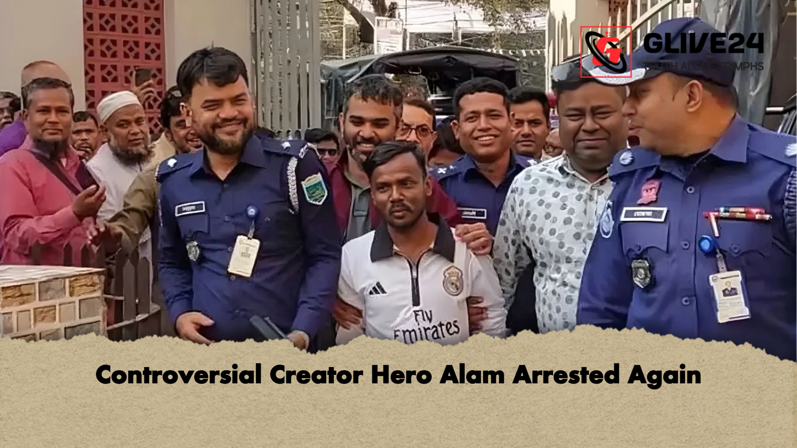 Controversial Creator Hero Alam Arrested Again Controversial Creator Hero Alam Arrested Again