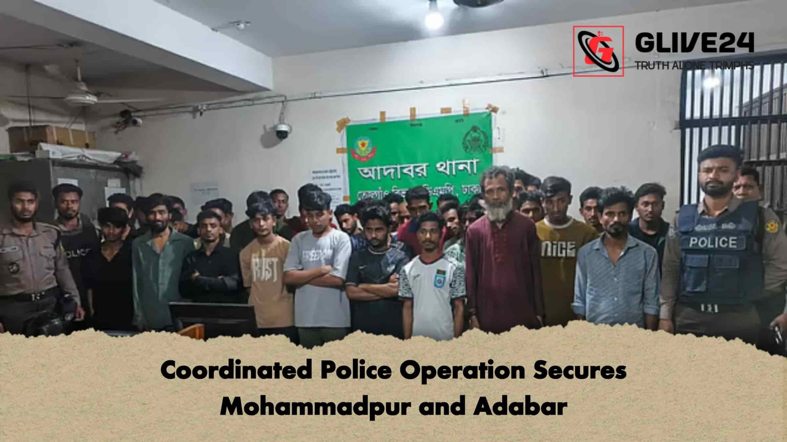 Coordinated Police Operation Secures Mohammadpur and Adabar