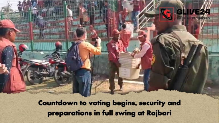 Countdown to voting begins security and preparations in full swing at Rajbari Countdown to voting begins, security and preparations in full swing at Rajbari