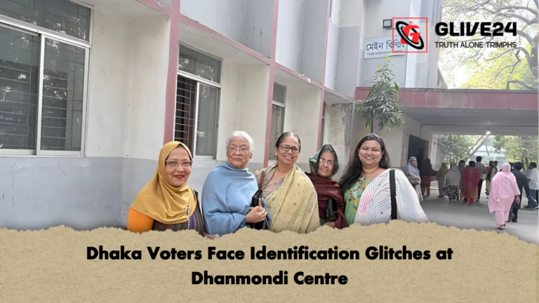 Dhaka Voters Face Identification Glitches at Dhanmondi Centre Dhaka Voters Face Identification Glitches at Dhanmondi Centre