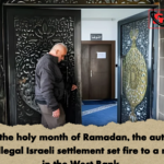 During the holy month of Ramadan the authorities of the illegal Israeli settlement set fire to a mosque in the West Bank During the holy month of Ramadan, the authorities of the illegal Israeli settlement set fire to a mosque in the West Bank.