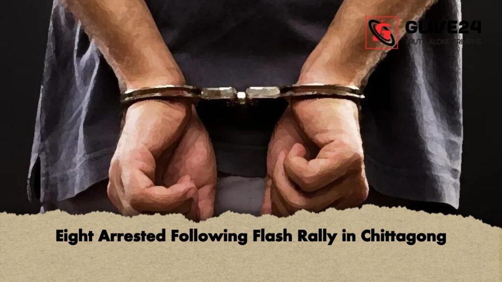 Eight Arrested Following Flash Rally in Chittagong Eight Arrested Following Flash Rally in Chittagong