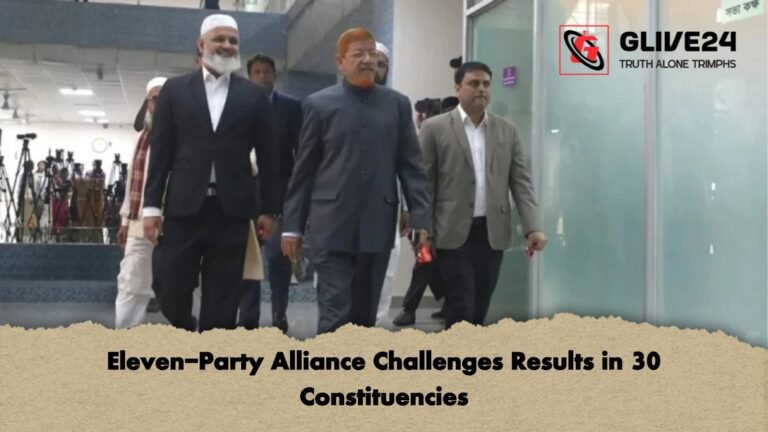Eleven Party Alliance Challenges Results in 30 Constituencies 1 Eleven-Party Alliance Challenges Results in 30 Constituencies