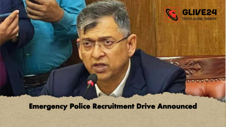 Emergency Police Recruitment Drive Announced Emergency Police Recruitment Drive Announced