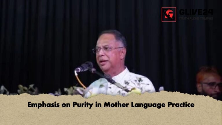 Emphasis on Purity in Mother Language Practice Emphasis on Purity in Mother Language Practice