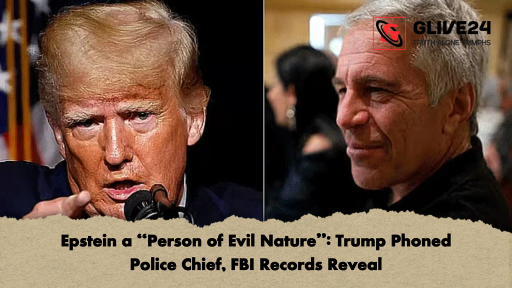 Epstein a Person of Evil Nature Trump Phoned Police Chief FBI Records Reveal Epstein a “Person of Evil Nature”: Trump Phoned Police Chief, FBI Records Reveal