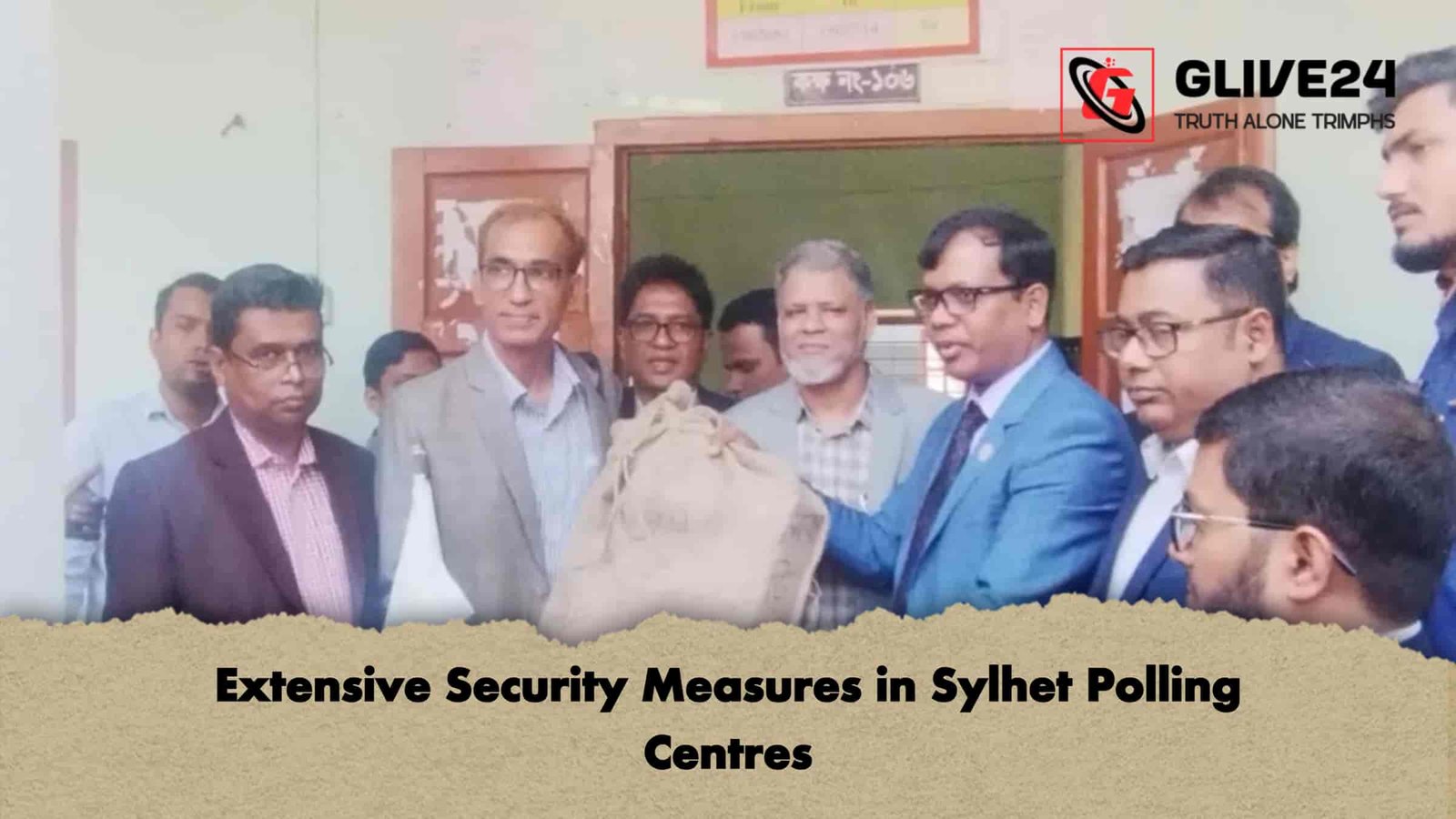 Extensive Security Measures in Sylhet Polling Centres